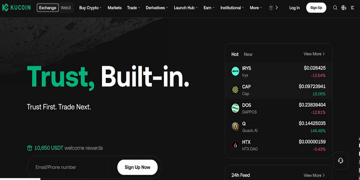 KuCoin - Altcoin-Rich Crypto Exchange