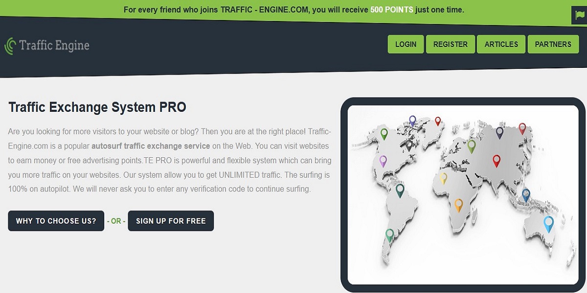 Traffic Engine Autosurf Traffic Exchange