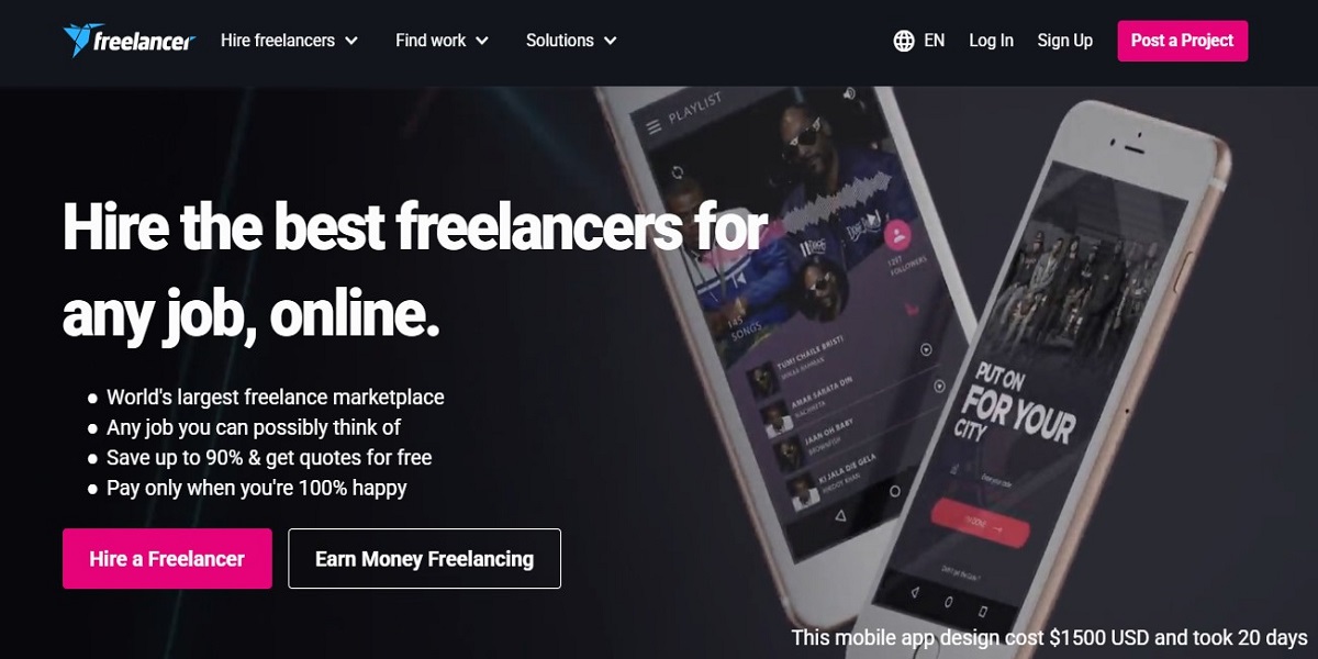 Freelancer.com - The World's Largest Freelance Marketplace