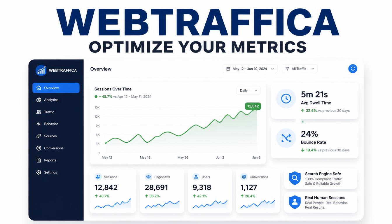 WebTraffica | Web Promotion, Real Views, Real Growth