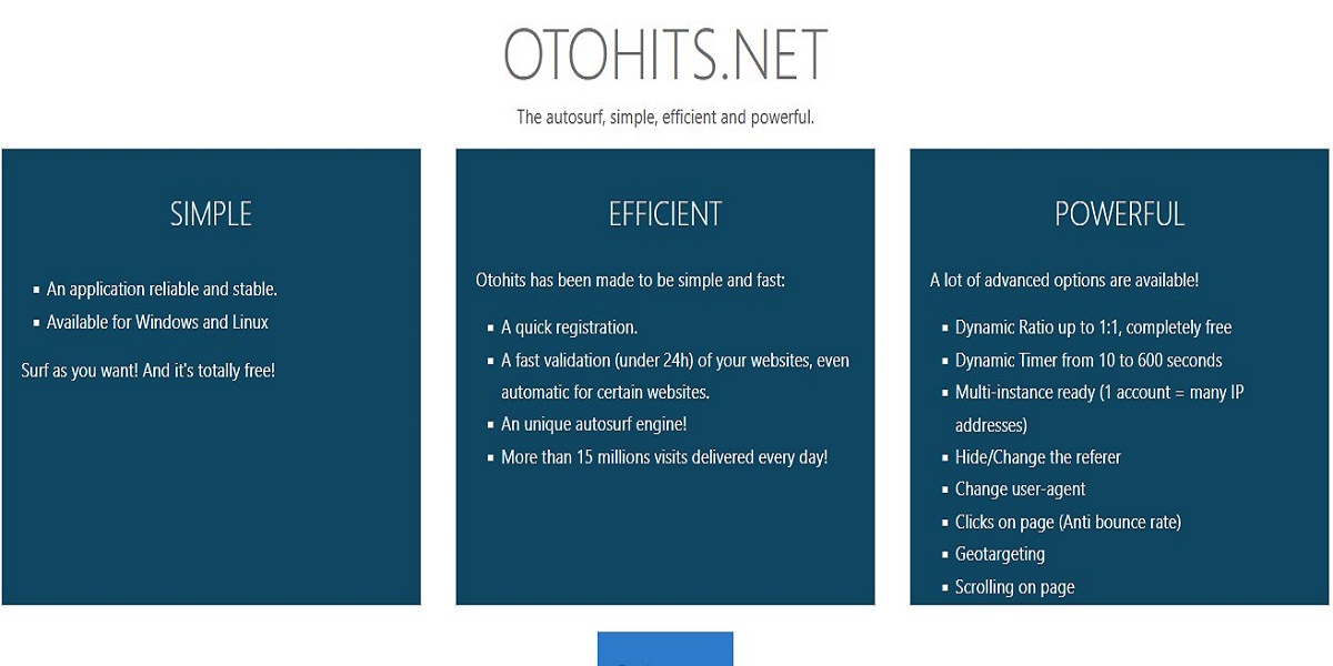Otohits.net The autosurf simple, efficient and powerful