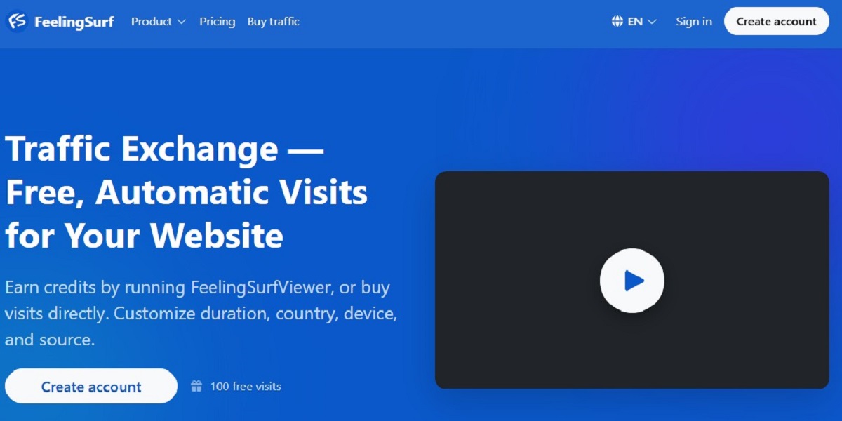 Traffic Exchange | Get Free Visits & Clicks - FeelingSurf