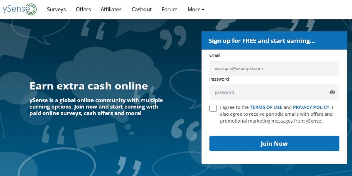 Earn Free Cash Online | Make Extra Money With ySense