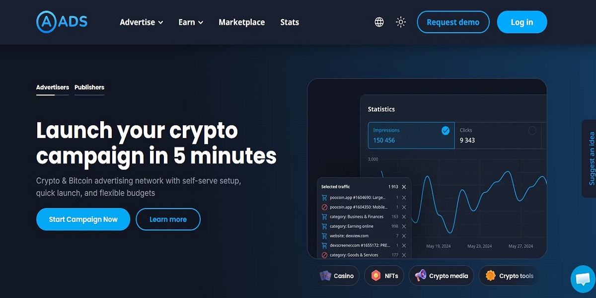 AADS – First Crypto Bitcoin Advertising Network