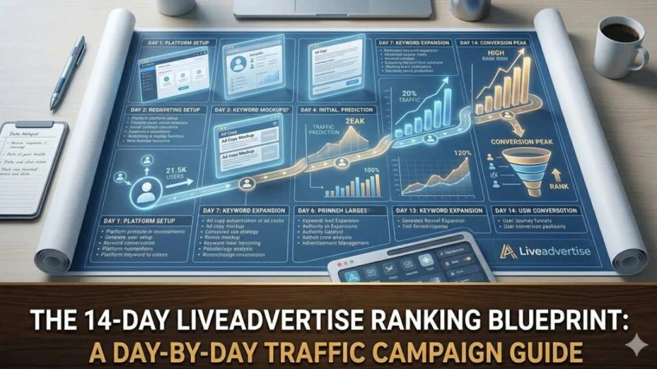 The 14-Day Liveadvertise Ranking Blueprint: A Day-by-Day Traffic Campaign Guide
